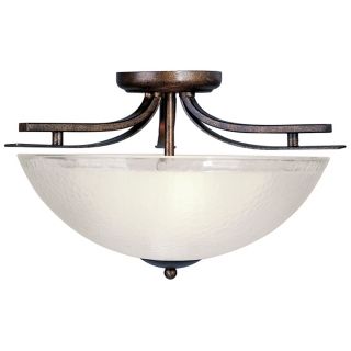 Duo Collection 17" Wide Ceiling Light Fixture   #K0874
