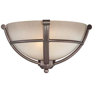 Paradox Bronze 13" Wide Pocket Wall Sconce   #X1443