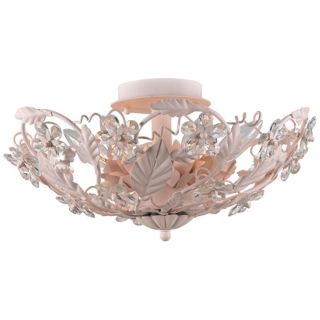 Crystorama Abbie Collection Blush 16" Wide Ceiling Light   #P3227