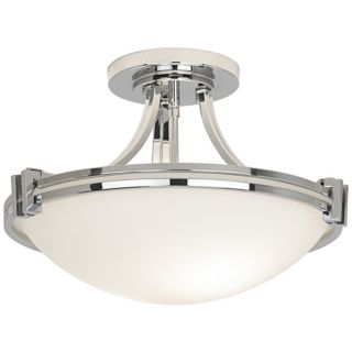 Possini Euro Design Chrome 17" Wide Ceiling Light Fixture   #N0284
