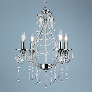 Prelude 17" Wide Chrome and Crystal Chandelier   #U4110
