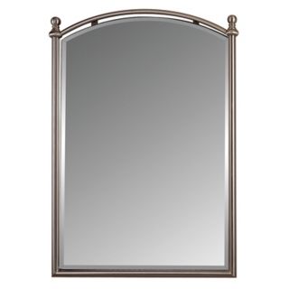 Quoizel Stylus Brushed Nickel 36" High Wall Mirror   #49253