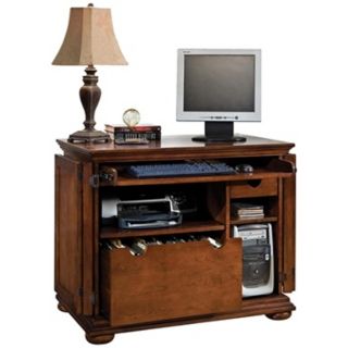 Homestead Warm Oak Compact Office Cabinet   #U0506