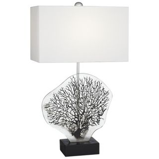 Natural Fossil Coral Table Lamp   #V2280