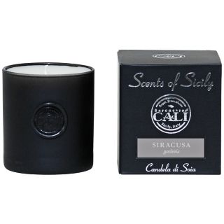Scents of Sicily Siracusa Gardenia Black Soy Candle   #Y4223