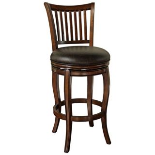 American Heritage Maxwell 34" H Suede Wenge Tall Bar Stool   #X0809