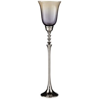 Costa Brava 28" High Burnt Topaz Glass Vase   #X8135