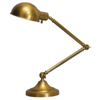 Robert Abbey Kinetic Antique Brass Pharmacy Desk Lamp   #86934
