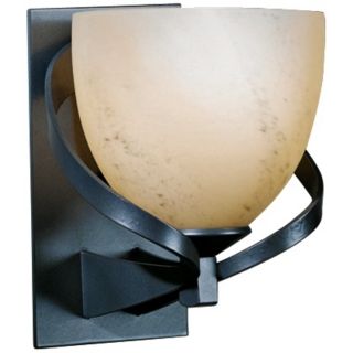 Hubbardton Forge Ribbon Stone Glass 8" High Wall Sconce   #R6182