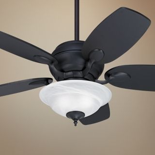 43" Casa Optima Matte Black Ceiling Fan with Light Kit   #73988 P4990 08607