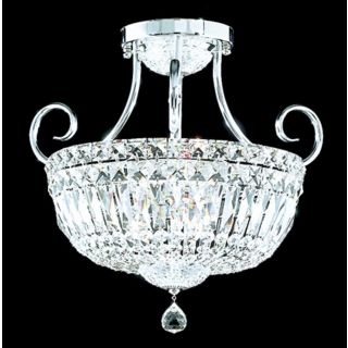 James R. Moder Prestige Crystal Silver 15" Wide Light   #34854