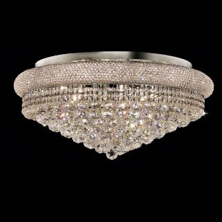 Primo 15 Light  Royal Cut Crystal and Chrome Ceiling Light   #Y3738