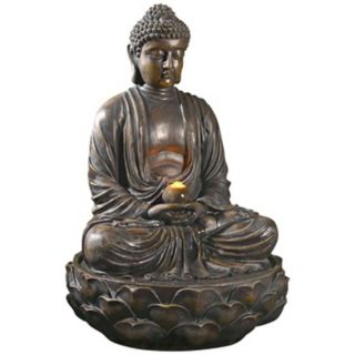 Sitting Buddha LED Fountain   #X3690
