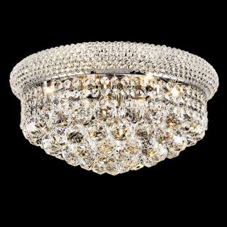 Primo 8 Light  Royal Cut Crystal and Chrome Ceiling Light   #Y3726