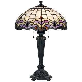 Chancel Tiffany Style Bronze Table Lamp   #W6003