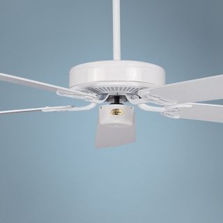 42" Concord California Home White Ceiling Fan   #Y3969