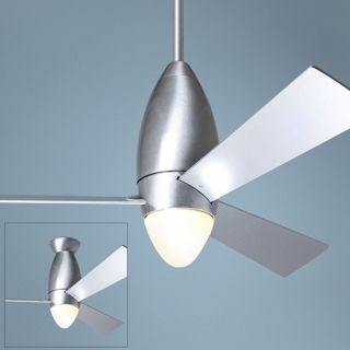 52" Modern Fan DC Slim Aluminum Ceiling Fan & Light Kit   #U5608