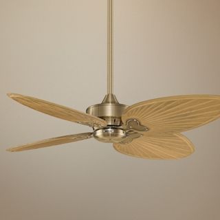 52" Fanimation Energy Star Windpointe Brass Ceiling Fan   #T3044