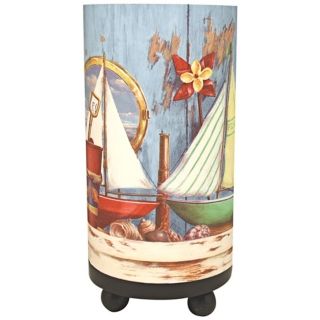Ships 11" High Accent Lamp   #R6852