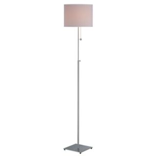 Lite Source Kina Polished Steel Adjustable Floor Lamp   #30288