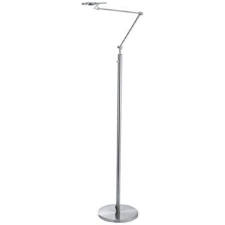 Orlyss Satin Steel Adjustable LED Floor Lamp   #U9140