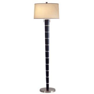 Nova Konico Dark Brown Wood Floor Lamp   #70802