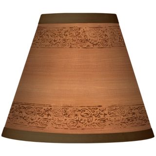 5 In. To 8 In., Rustic   Lodge Lamp Shades
