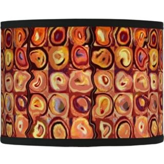 Vibrating Colors Giclee Drum Shade 13.5x13.5x10 (Spider)   #37869 F0967