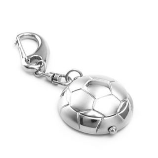 EUR € 3.76   Mode Fußball pc Quarz Schlüsselbund Uhr (silber
