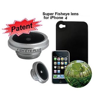 USD $ 35.78   190°Super Fish Eye Lens with Protective Back Case for
