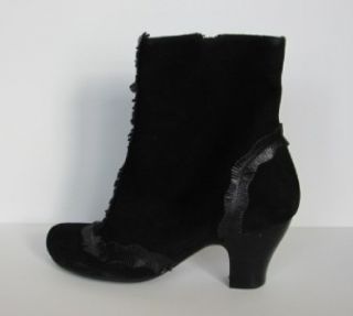 Chie Mihara Jurado Black Suede Ankle Boot Bootie 36 5 36 1 2 6 5 New