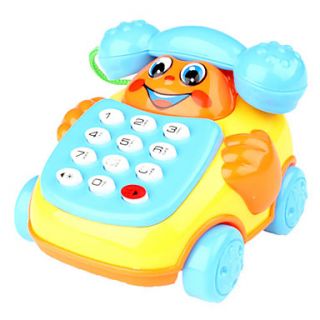 USD $ 4.79   Educational Toy Telephone with Wheels Toys for Kids (Red