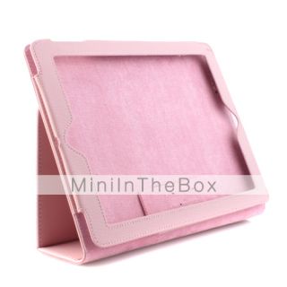 USD $ 15.19   Litchi Grain Slim PU Leather Case and Stand for Apple