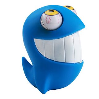 USD $ 5.89   Squeeze Toy Eye Popping Rubber Whale (Blue),