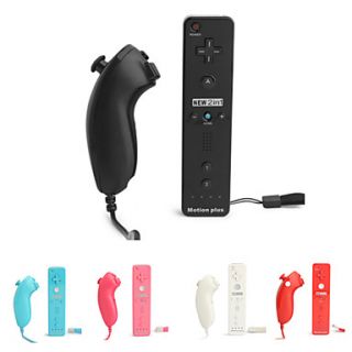 in 1 MotionPlus Remote Controller and Nunchuk for Wii/Wii U