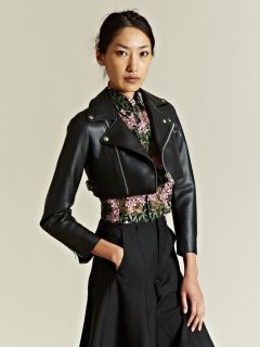 JUNYA Watanabe by Comme Des Garcons SS2012 Cropped Biker Jacket Black