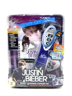 Justin Bieber Ultimate Concert Kit W/Autograph