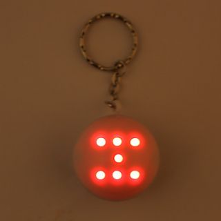 USD $ 2.09   Roll Activated Electronic Dice Keychain,