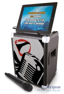 Karaoke Machine System for/iPad iPhone Android device w/ 1 wireless