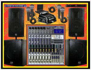 Live Sound Karaoke System DJ Equipment Laptop Ready