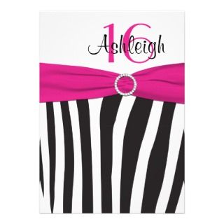 Zebra Birthday Party Supplies on Pink Diva Zebra Cheetah Birthday Party Supplies You Pick Choose Your