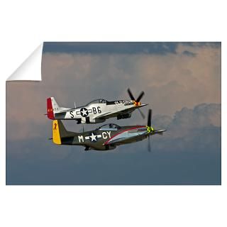  Wall Art  Wall Decals  P 51 Mustang formation Wall Decal