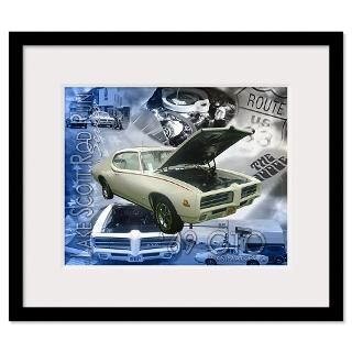 69 GTO Lake Scott Rod Run Framed Print