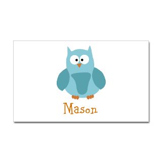 Baby Name Gifts  Baby Name Bumper Stickers  Custom Name Owl Decal