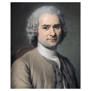 Portrait of Jean Jacques Rousseau (1712 78) (paste Poster