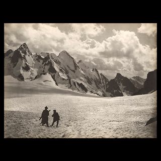 Two men look toward Mt. Suetgar Tot Ebb  National Geographic Art