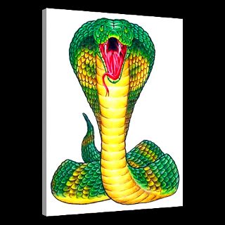 Cobra Snake Tattoo Art Poster