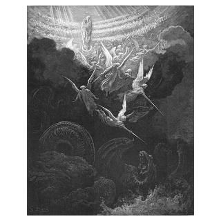 Wall Art  Posters  Archangel Michael fighting the