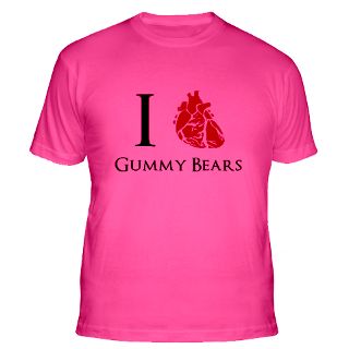 Love Gummy Bears T Shirts  I Love Gummy Bears Shirts & Tees