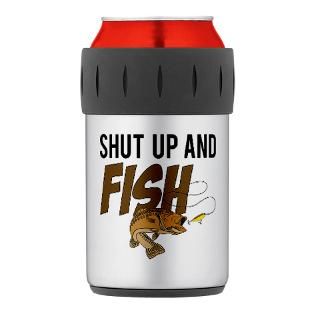 Shut Up And Fish Stickers  Car Bumper Stickers, Decals